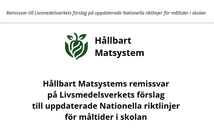 Remissvar framsida
